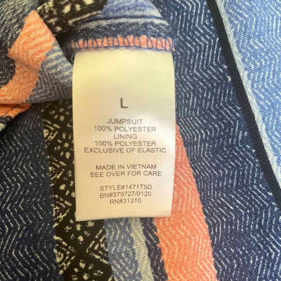 Smocked Waist Giavanna Jumpsuit (size L) - Picture 3 of 6